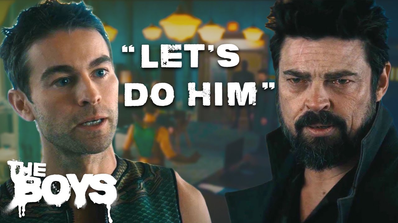 Butcher & Starlight Fight The Deep & Black Noir | The Boys S4