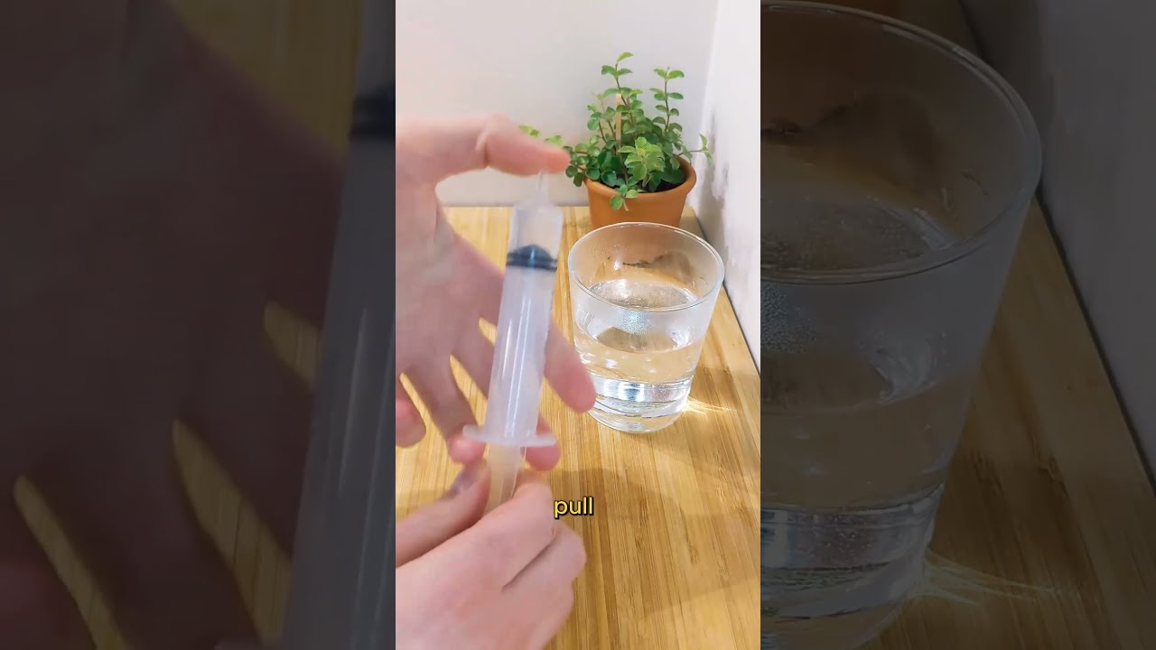 Boiling water with a syringe, and COOLING it down! @LabScienceExperiments