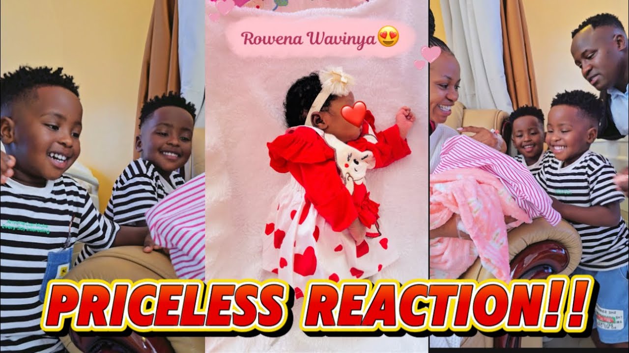 Our Twins Roman & Rommy Meets Their Sister Rowena For The First Time🥹❤️