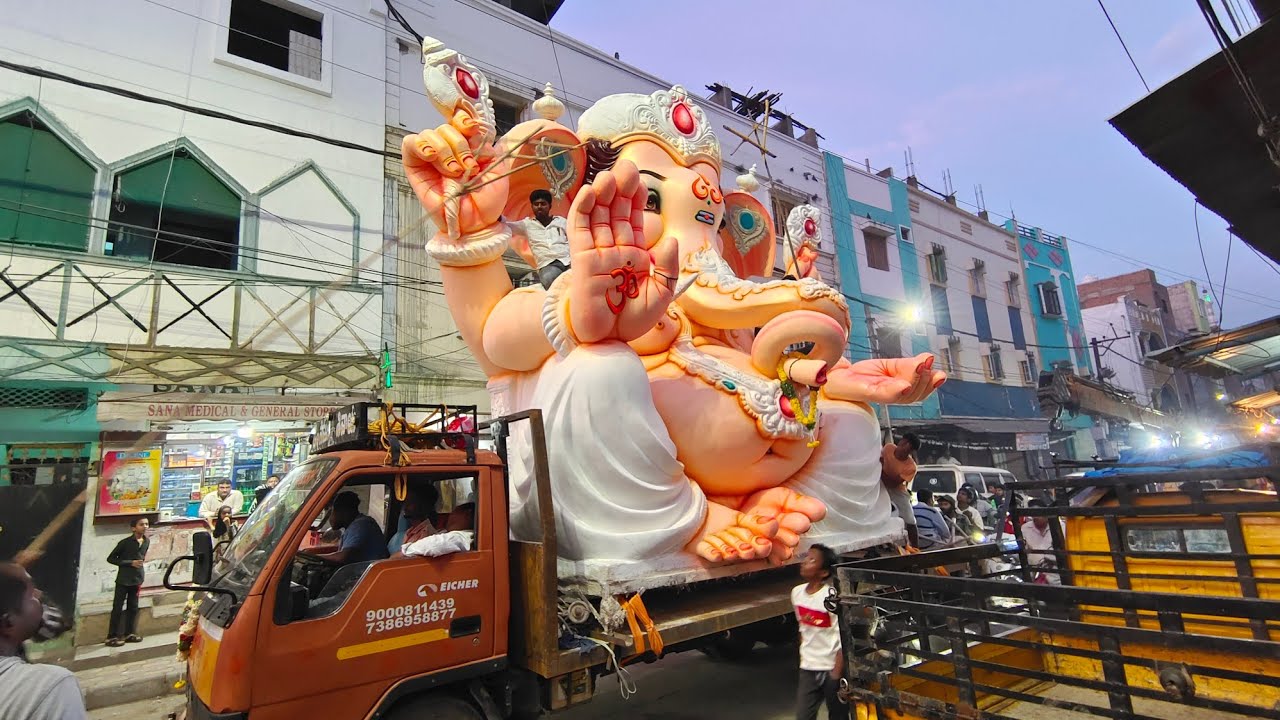 Puranapool ka Raja 👑 | Biggest Ganesh aagman 2023 | Ganesh Transporting | Ganesh singh kalakar EP 1