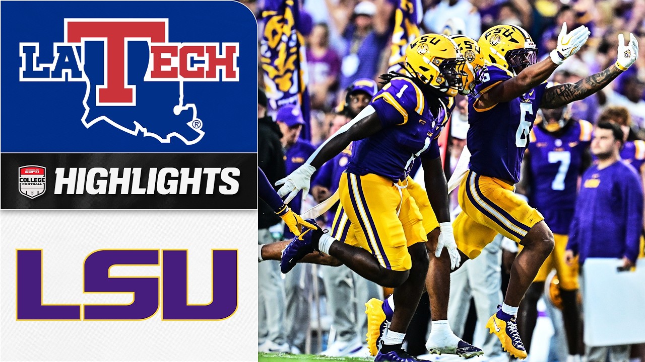 Louisiana Tech Bulldogs vs. LSU Tigers | Full Game Highlights | ESPN College Football