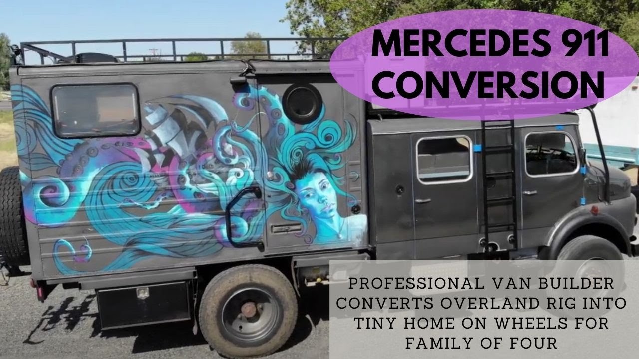 Tiny Home on Wheels: Unstoppable 4x4 Mercedes 911