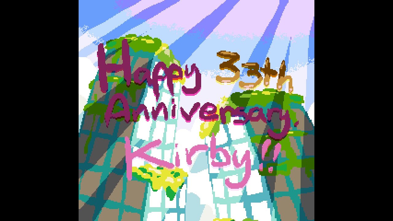 Happy 33th Anniversary, Kirby!