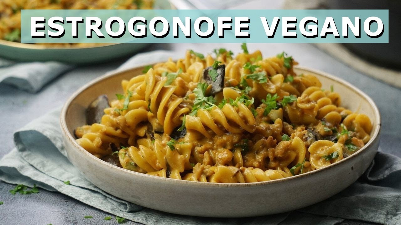 2 RECEITAS DE ESTROGONOFE PARA  FAZER HOJE / vegano e fácil