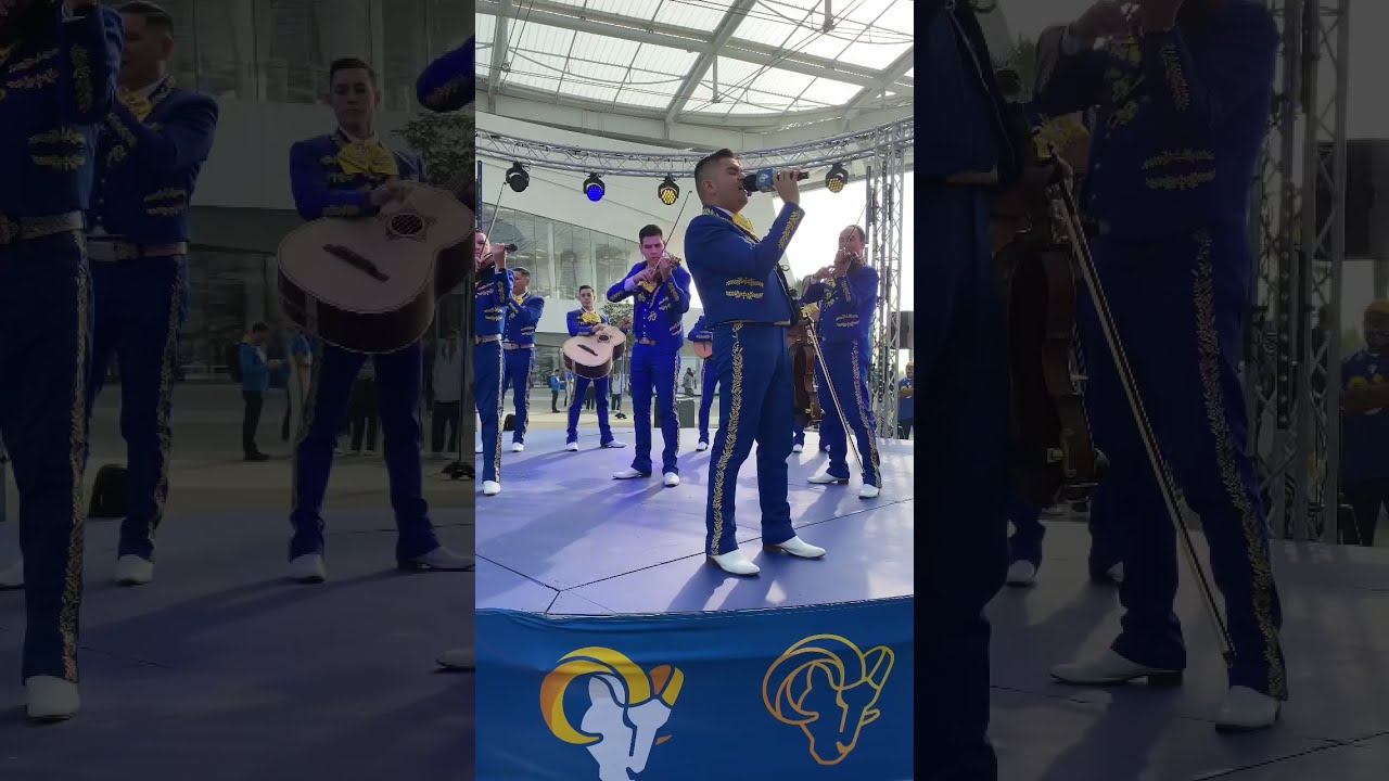 Mariachi Rams Perform Live at SoFi Stadium on 12/5/2021! #shorts #larams #mariachirams