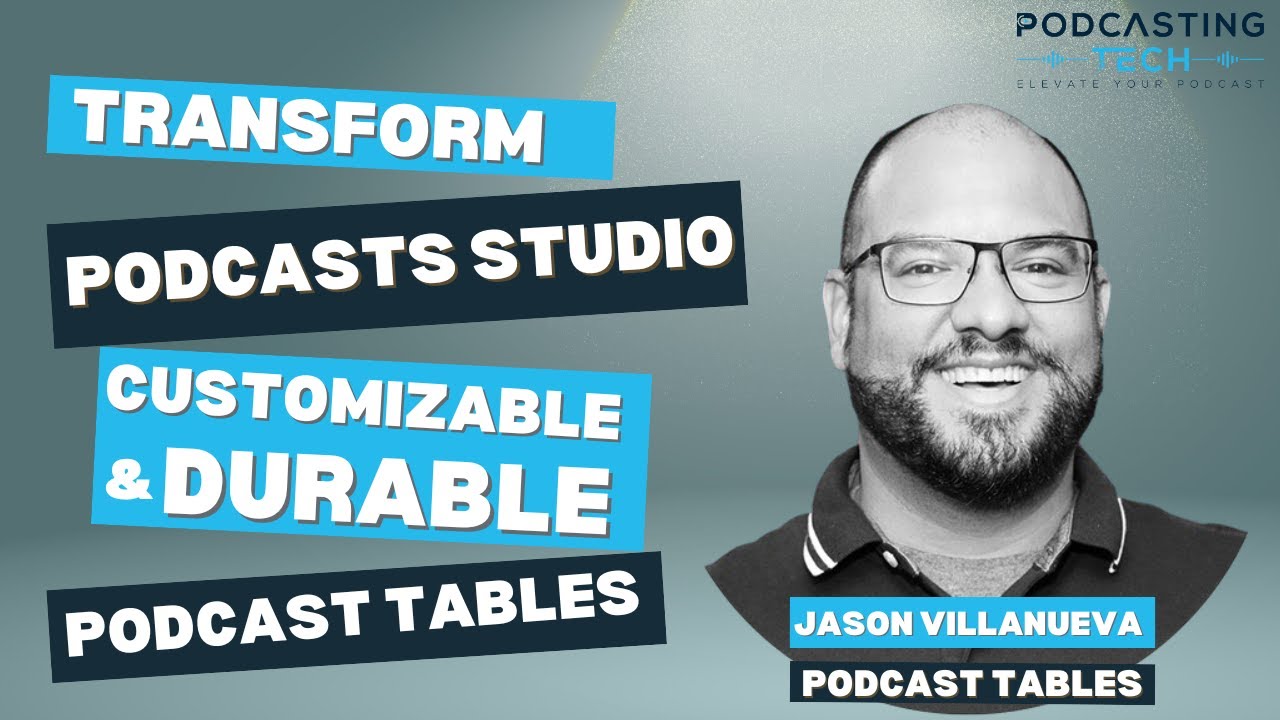 Transform Your Studio Setup with Modular Podcast Tables by Jason Villanueva