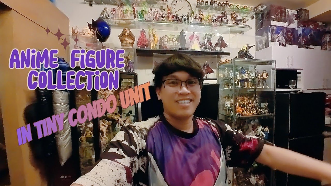 Anime Figure Collection in Tiny Condo Unit