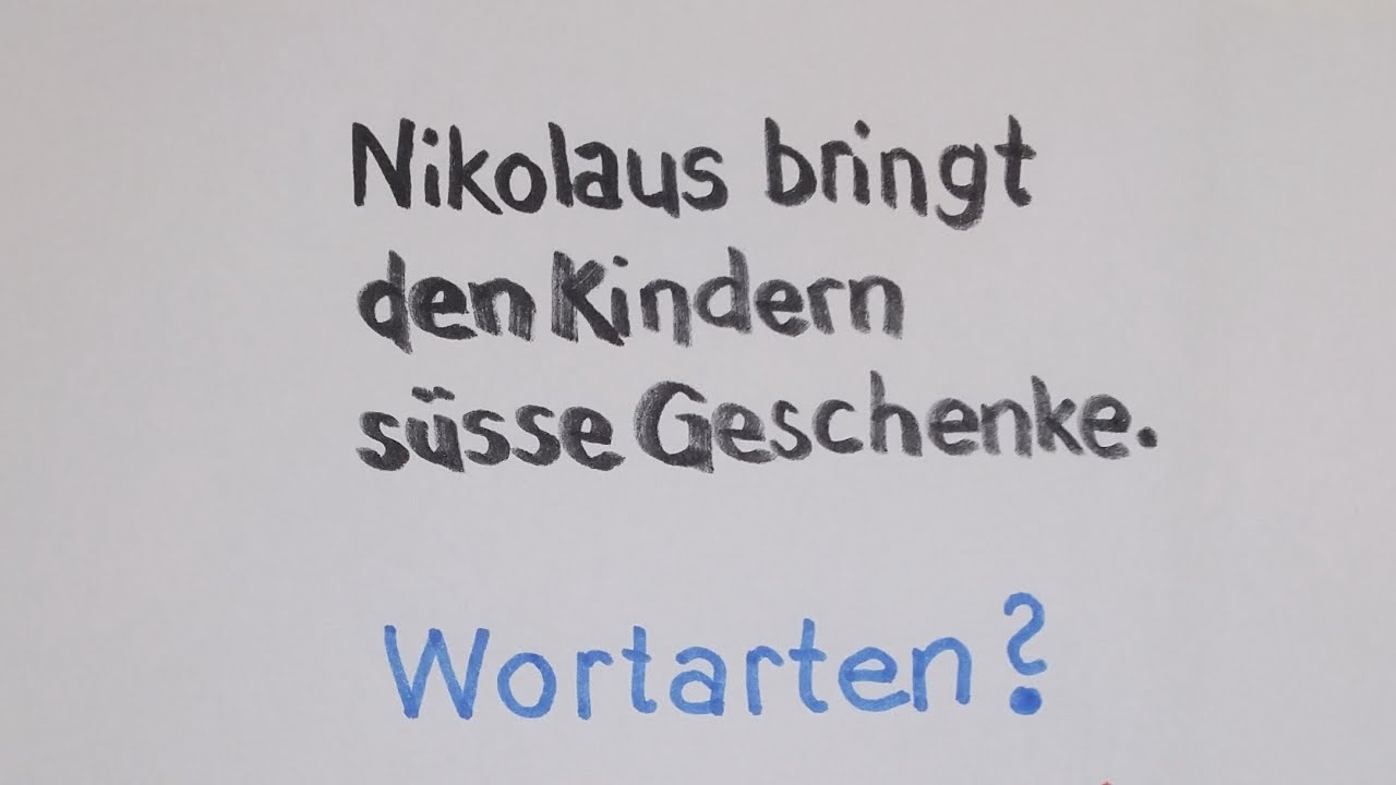 Wortarten: Kannst du die richtige Reihenfolge finden? | Deutsch D.5.D.1 Lehrplan 21