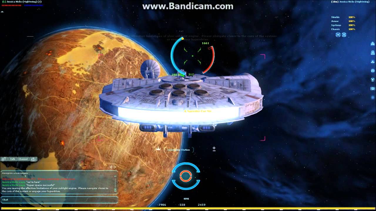 Star Wars Galaxies Testing YT-1300