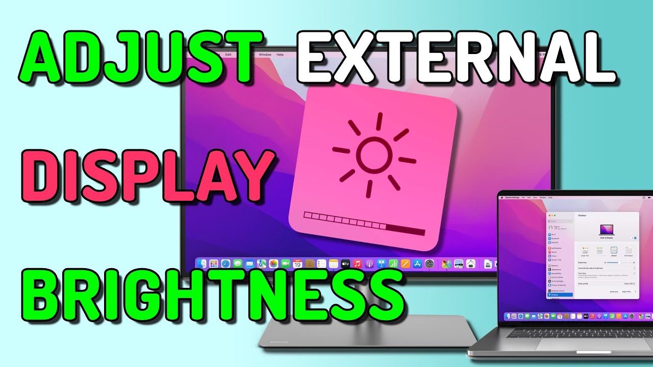 Adjust the Brightness of External Display on Mac... TRY THIS!