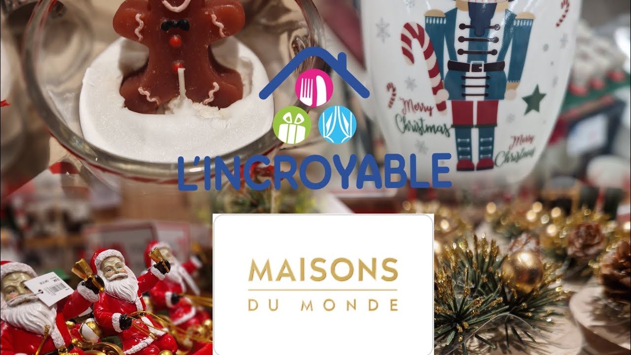 🎄SUBLIME ARRIVAGE NOËL CHEZ MAISONS DU MONDE & VAISSELLE DE NOËL CHEZ L'INCROYABLE 🦌