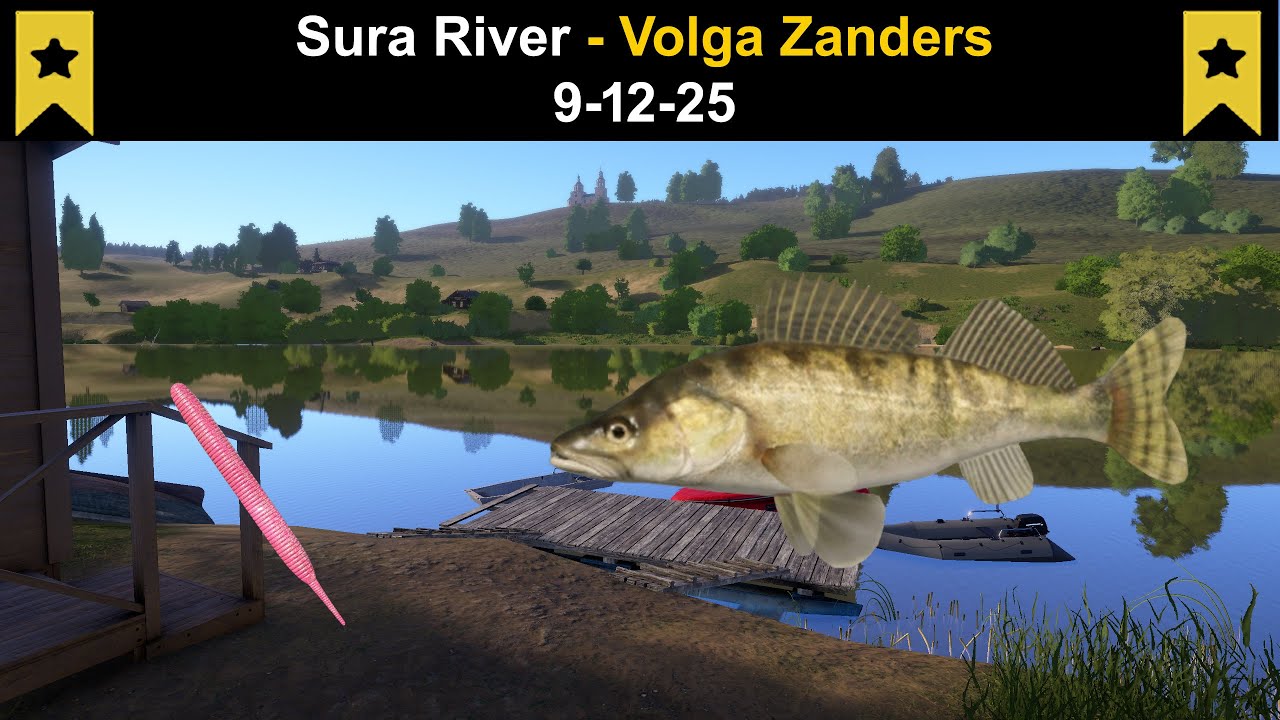 Russian Fishing 4, Sura River - Volga Zander Trophy  9-12-25
