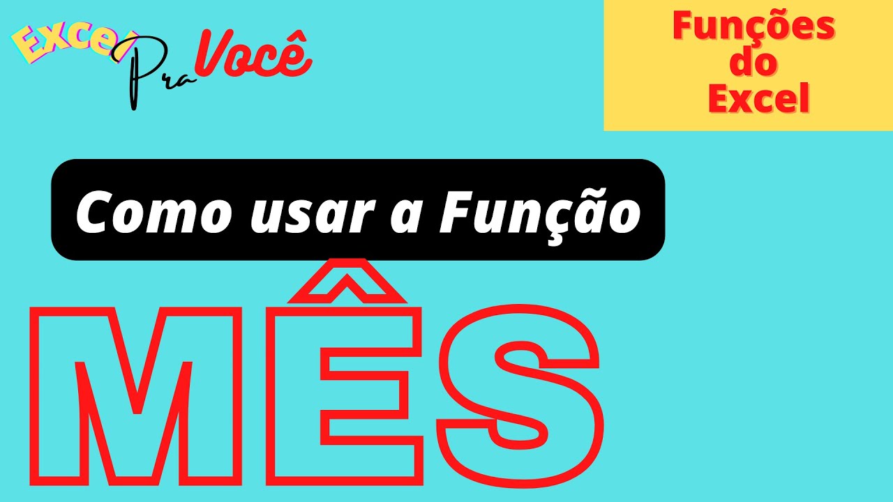 Como Usar a Fun&ccedil;&atilde;o M&ecirc;s do Excel