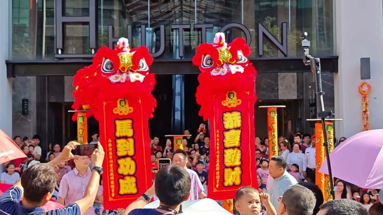 舞狮 跳桩 Desa Packcity Plaza Arkadia Acrobatic Lion Dance 2026
