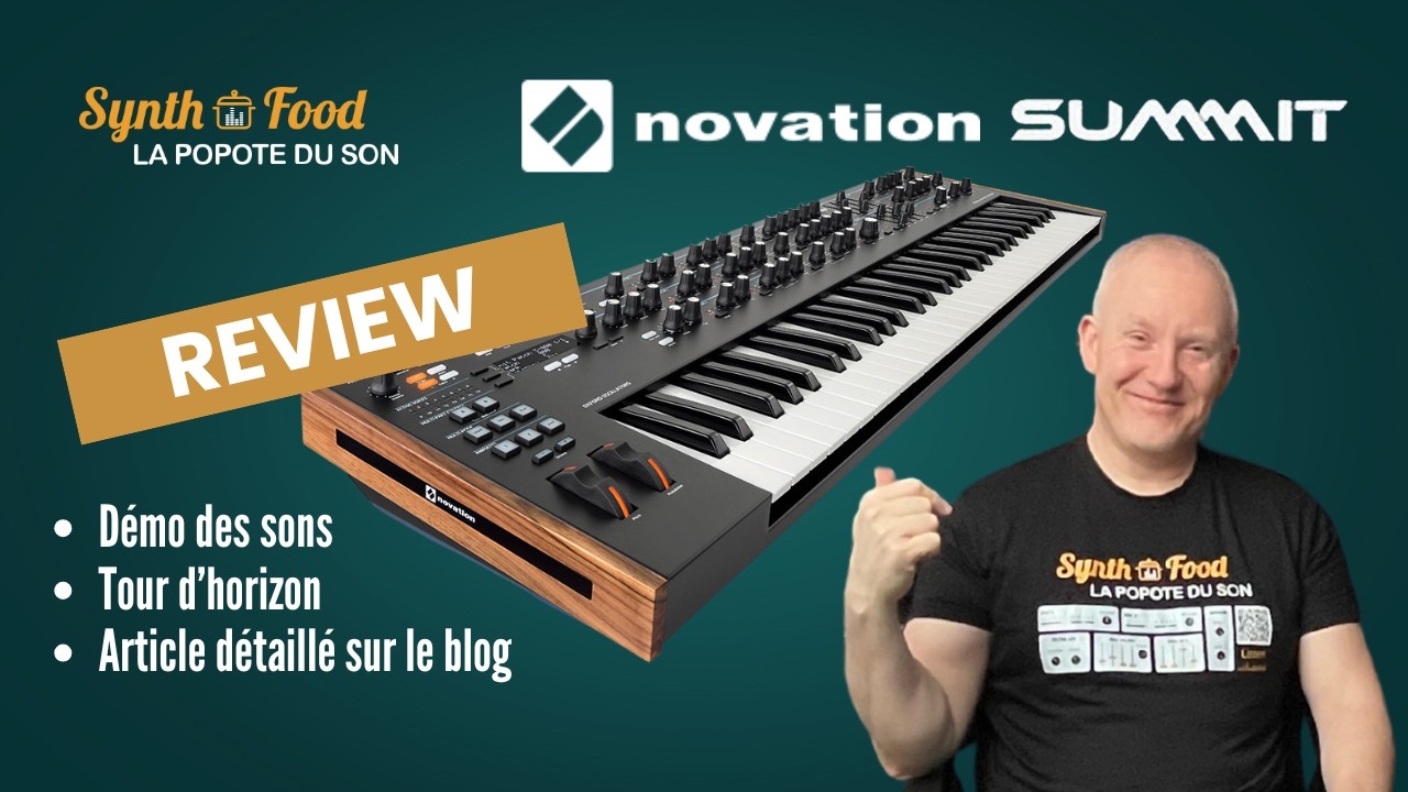 Novation Summit un synthétiseur inspirant #novationsummit #novation