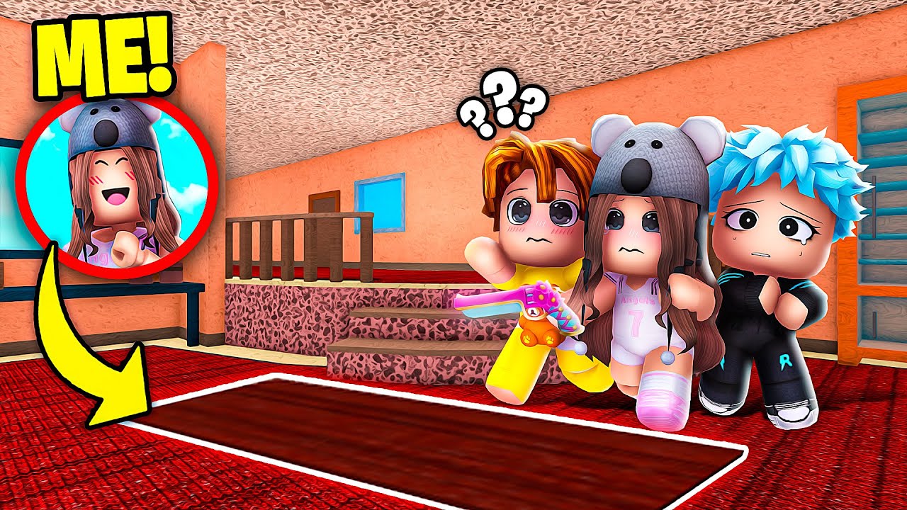 I Hide as a MM2 RUG to TRICK Our KIDS!