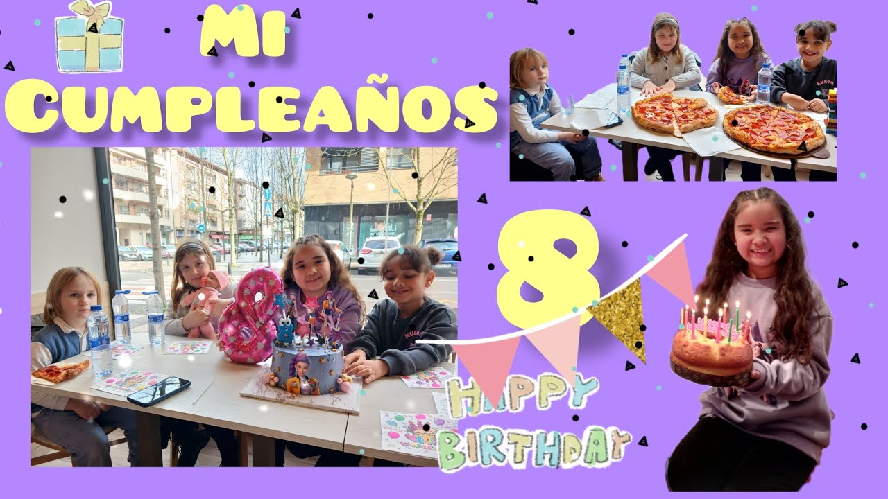 Mi celebración de cumpleaños #8🎂🎁🍕