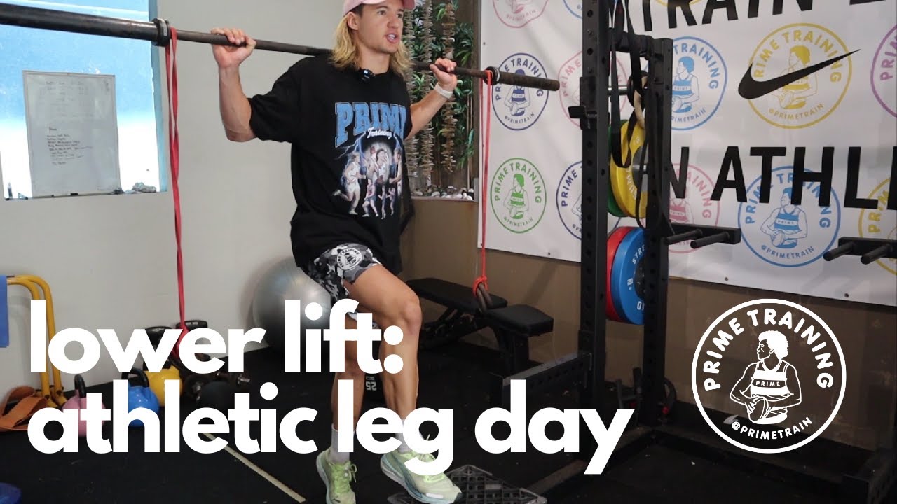 ATHLETIC LEG DAY (Jump Higher & Run Faster) | Pro Athlete Trainer Prime Train