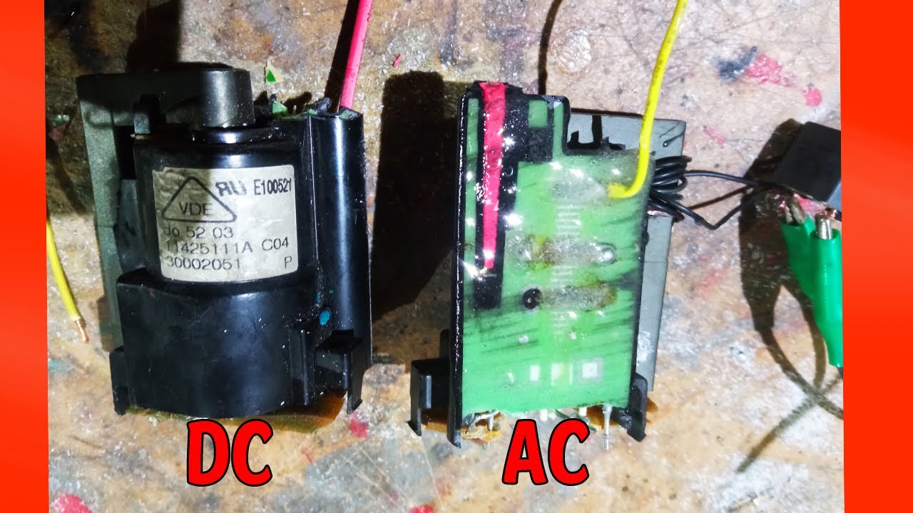 Flyback TV transformer DC to AC conversion.