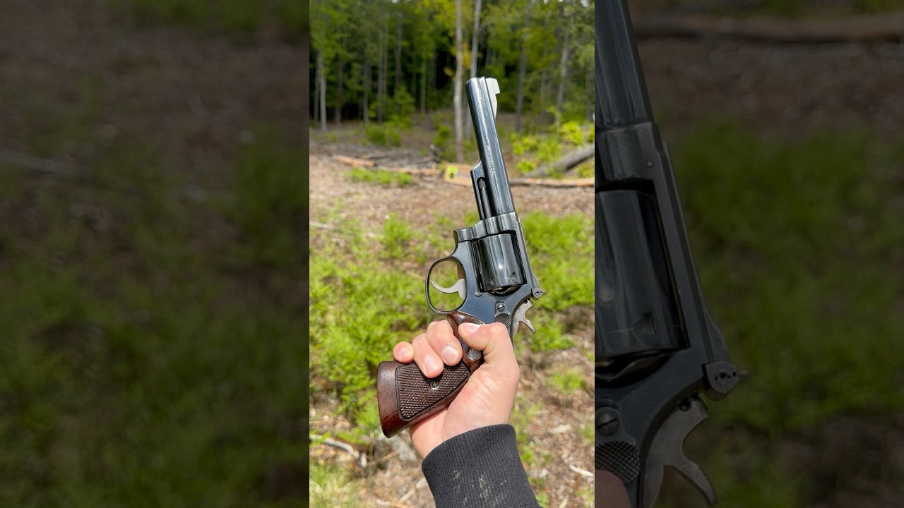Smith & Wesson Model 19. Back out at the range!