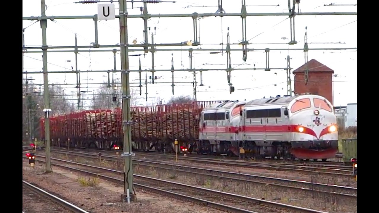 ► Tåg i / Trainspotting in Kil, Sweden [06.11.14] (Tågab, Green Cargo, SSRT, Hector rail, SJ)