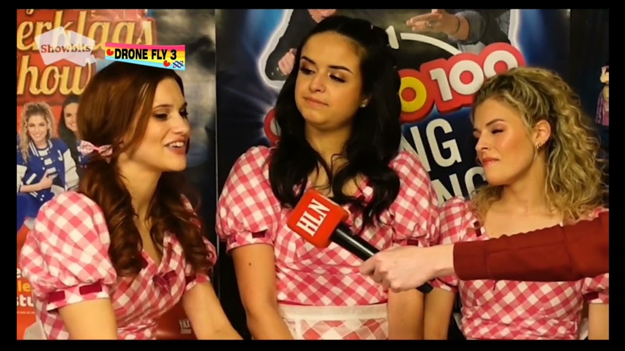 HLN Showbits K3 interview met Hanne Marthe en Julia Julia officieel 2 jaar bij K3