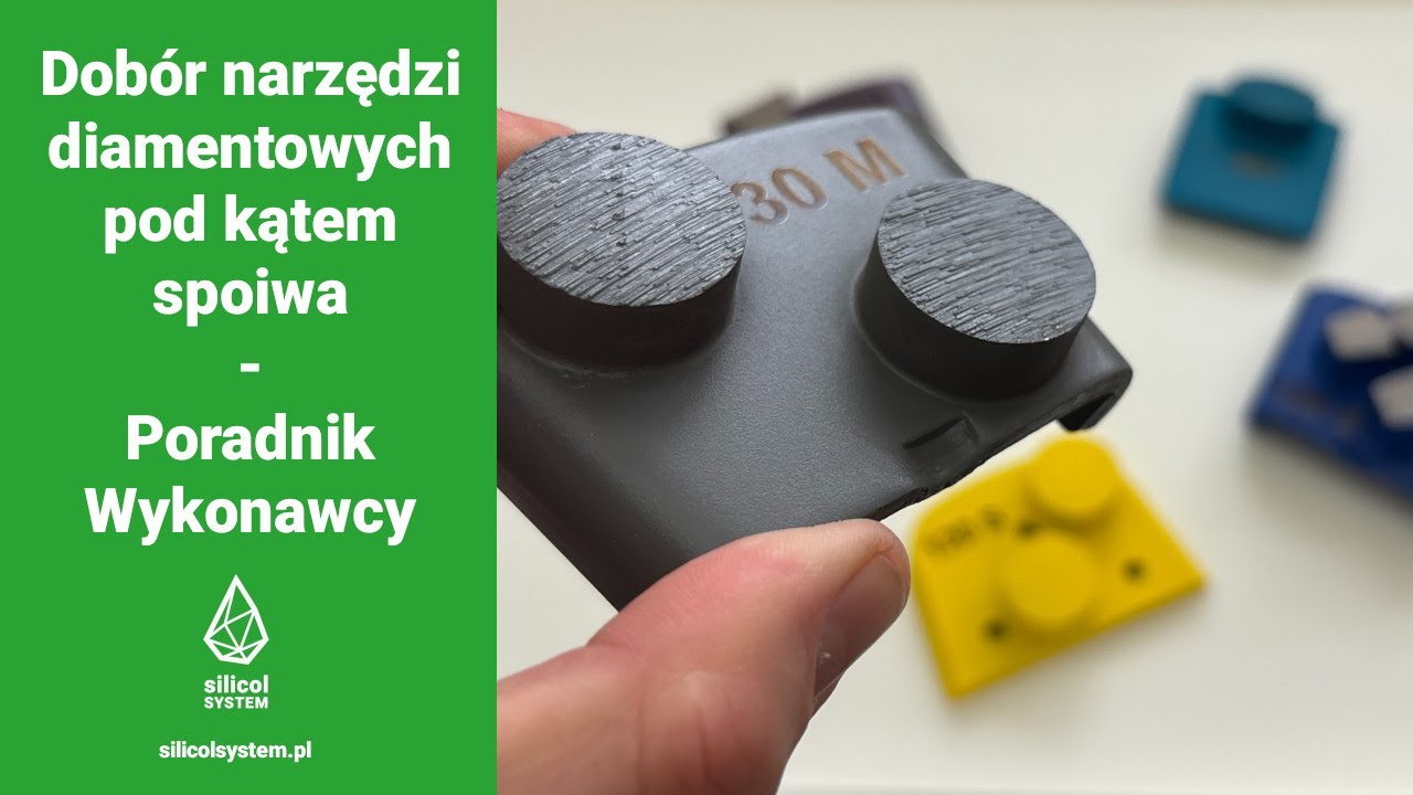 Jak dobrać narzędzia diamentowe (spoiwa) – szlifowanie i polerowanie betonu - cz. 1 - Poradnik