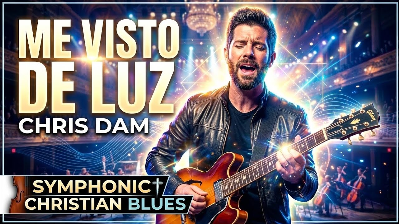 Me Visto De Luz - Chris Dam | Christian Symphonic Blues (Lyrics)