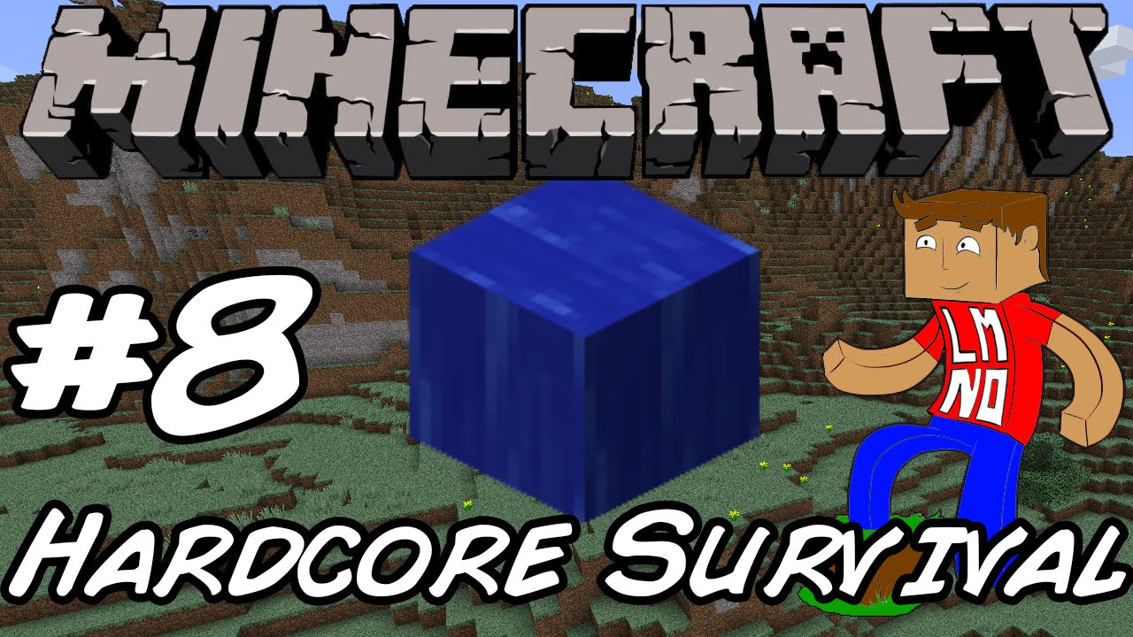 Minecraft: Hardcore Survival - Unintentional Water Slide! - 8