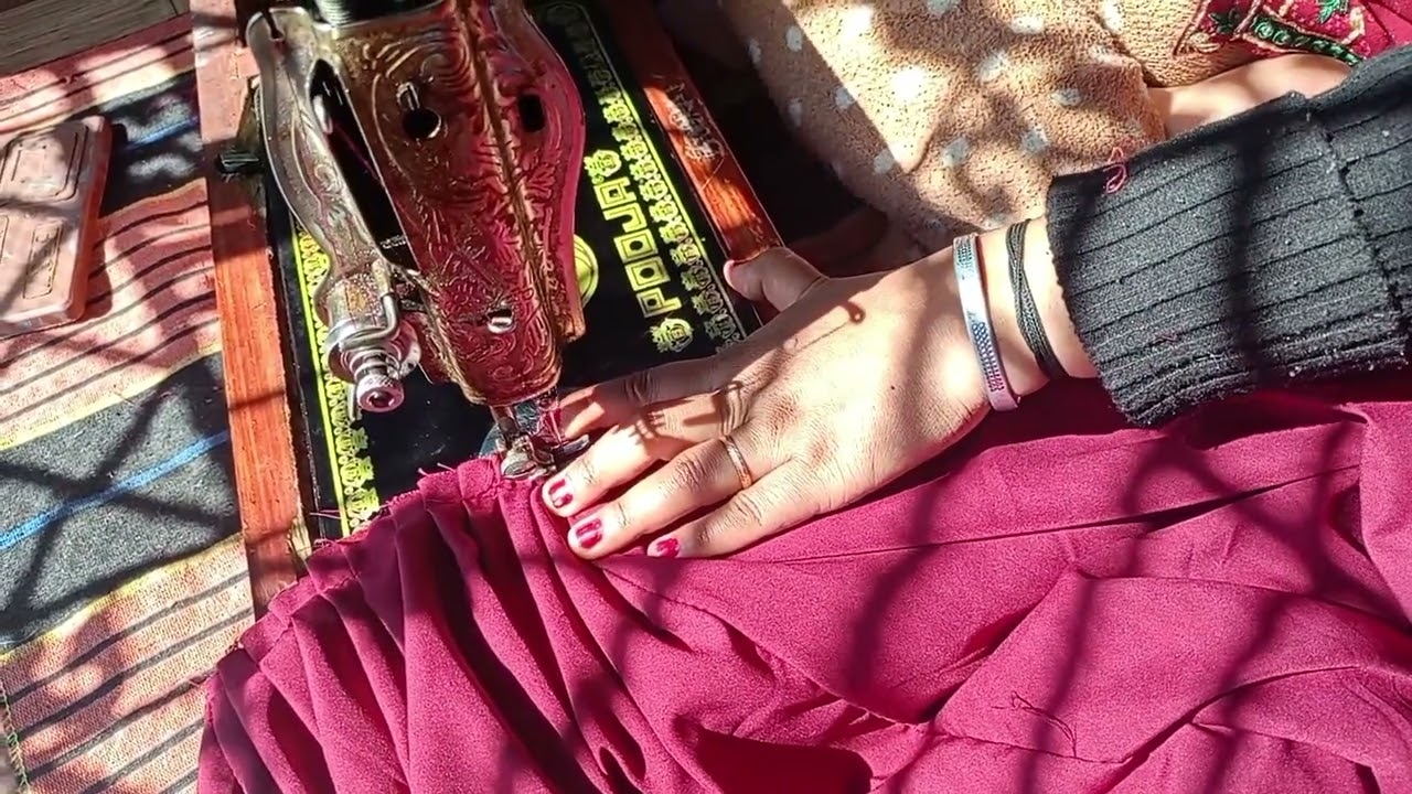 सिलाई का तीसरा दिन( एक सलवार बनाया👖 )!!