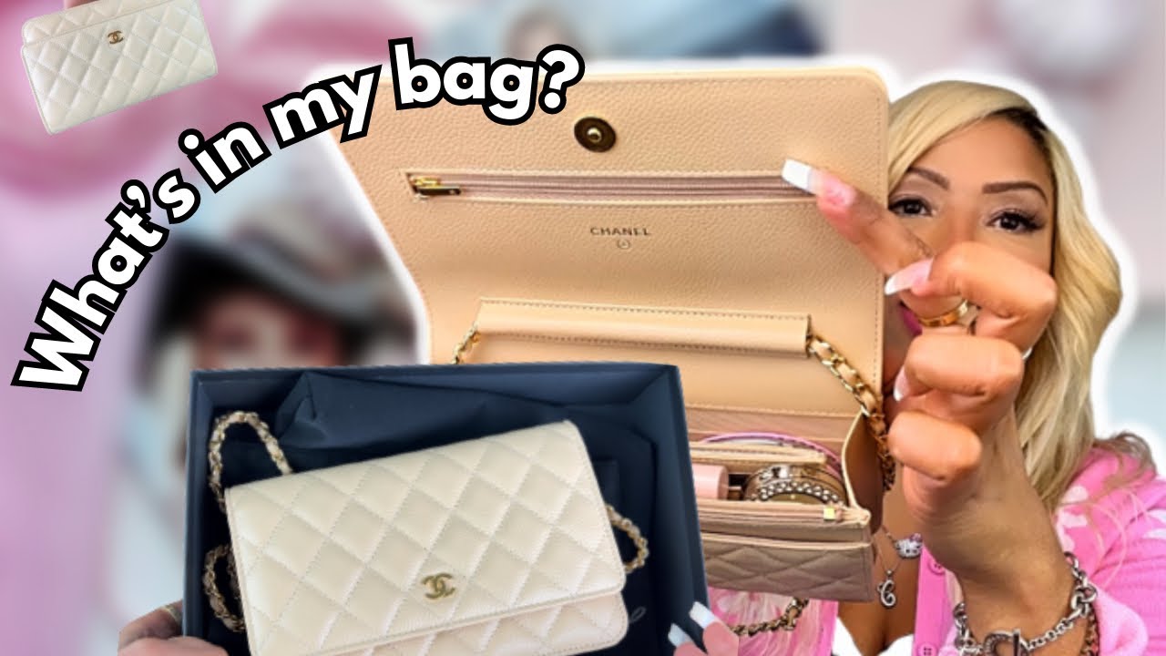 Chanel WOC what fits | What’s in my Chanel Wallet on Chain?