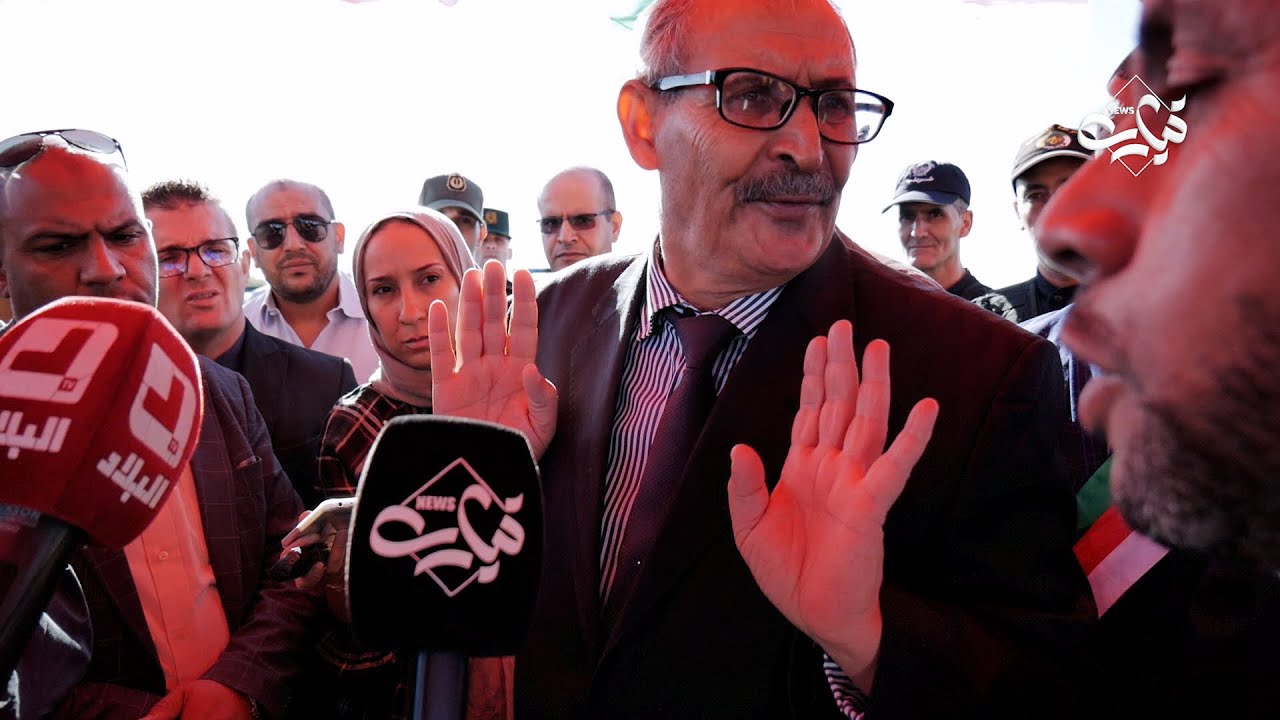 والي تيارت يقوم بمعاينة الطريق الوطني رقم 90 نبش الذيب والطريق البلدي عين ام الخير ببلدية توسنينة