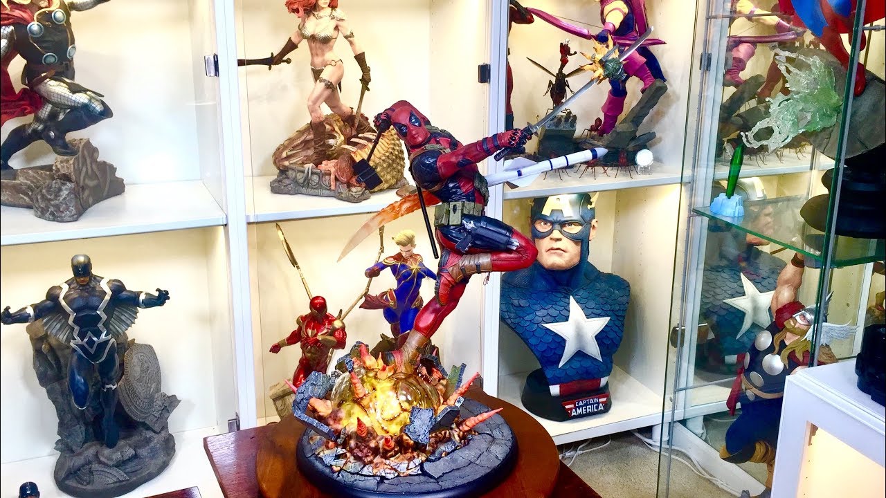 Deadpool Heat Seeker Statue Sideshow Collectible Unboxing