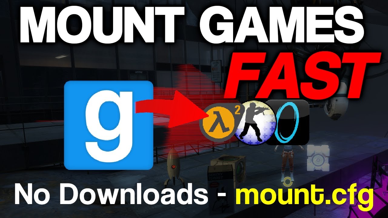 How to Add Source Game Content to GMod Using mount.cfg - Easy Guide