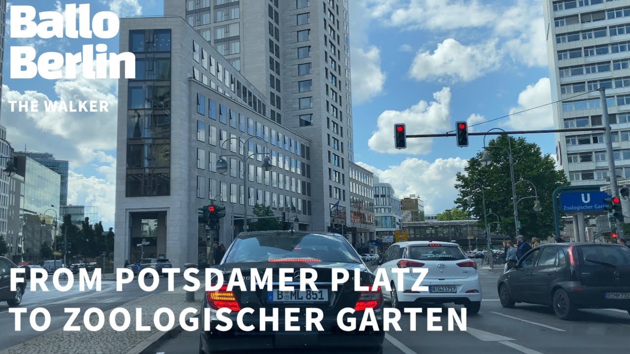 [4K] Drive in Berlin🇩🇪 - Potsdamer Platz / Zoologischer Garten