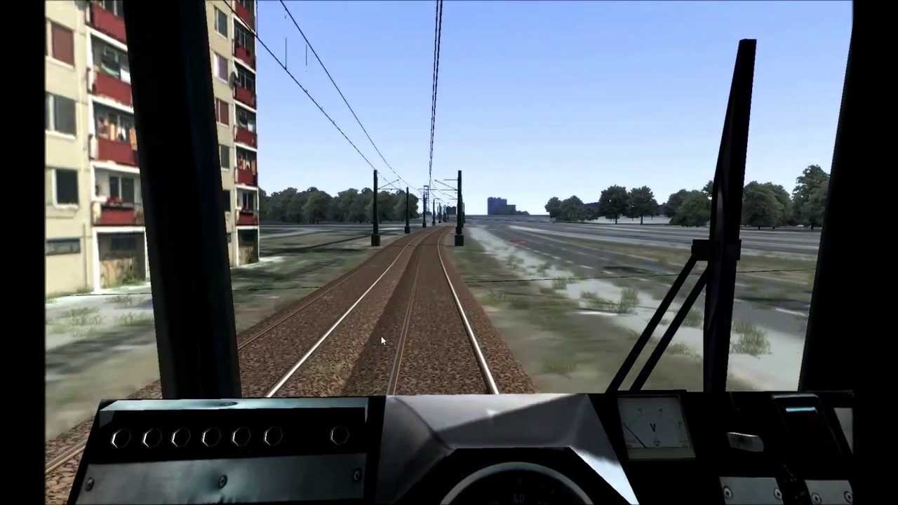 RailWorks 3 - symulator tramwaju - przejazd składem 105Na z Chorzowa do Katowic