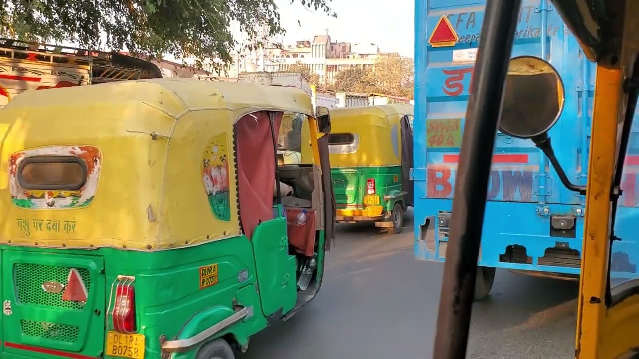 Delhi tuk-tuk ride