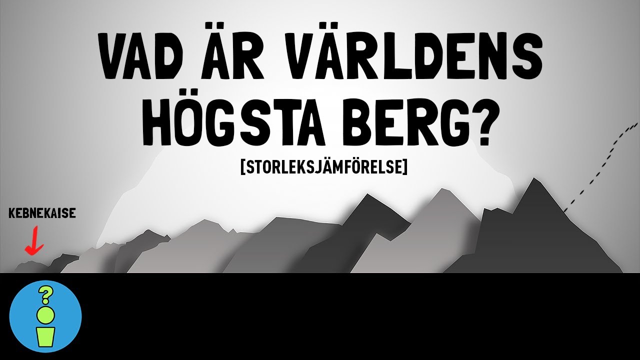VAD &Auml;R V&Auml;RLDENS H&Ouml;GSTA BERG?