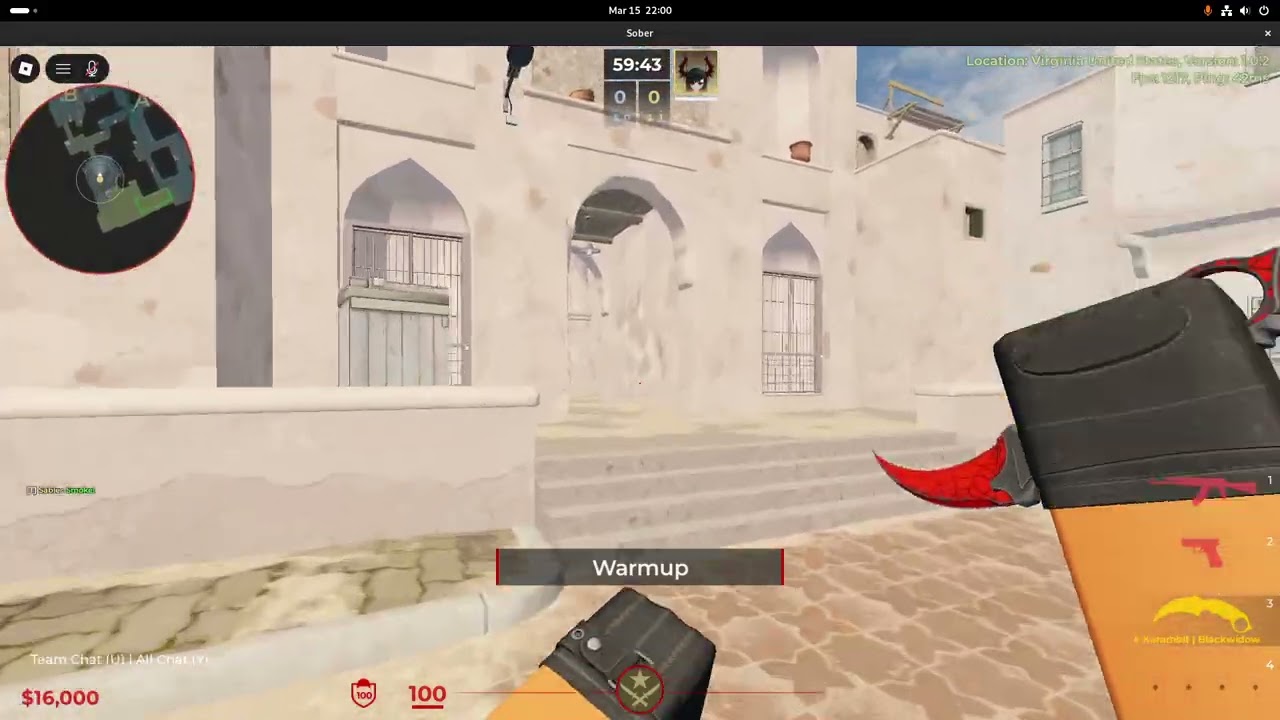 BloxStrike: Smoke B Doors Dust 2