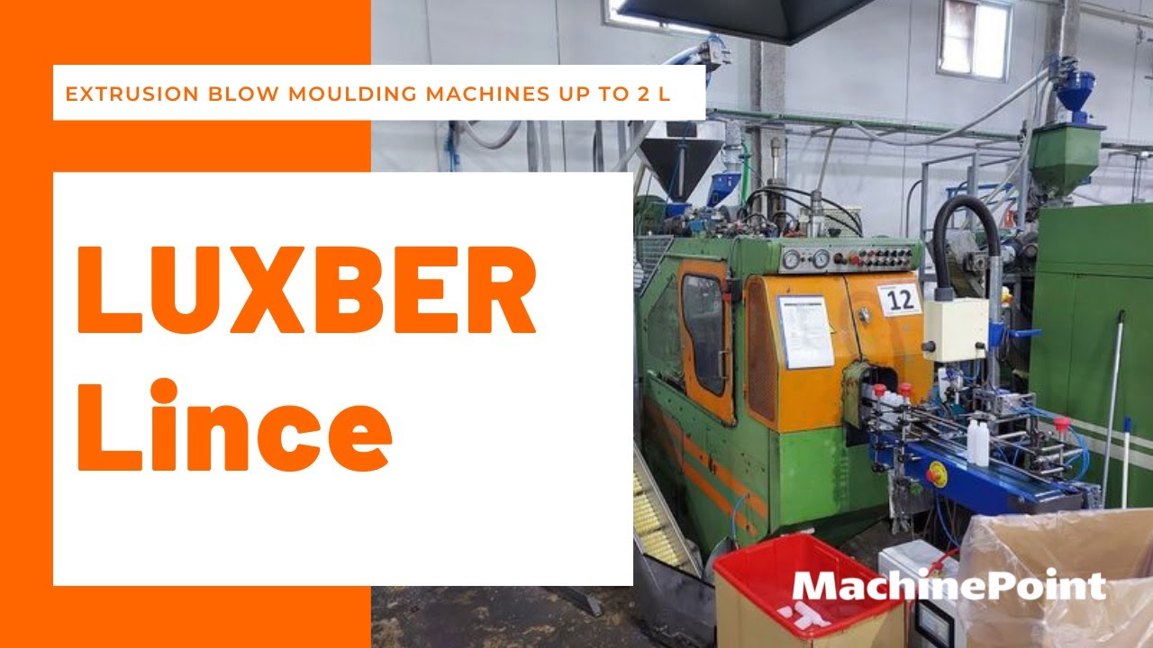 LUXBER Lince Extrusion Blow Moulding machines up to 2 L | LUXBER Machines