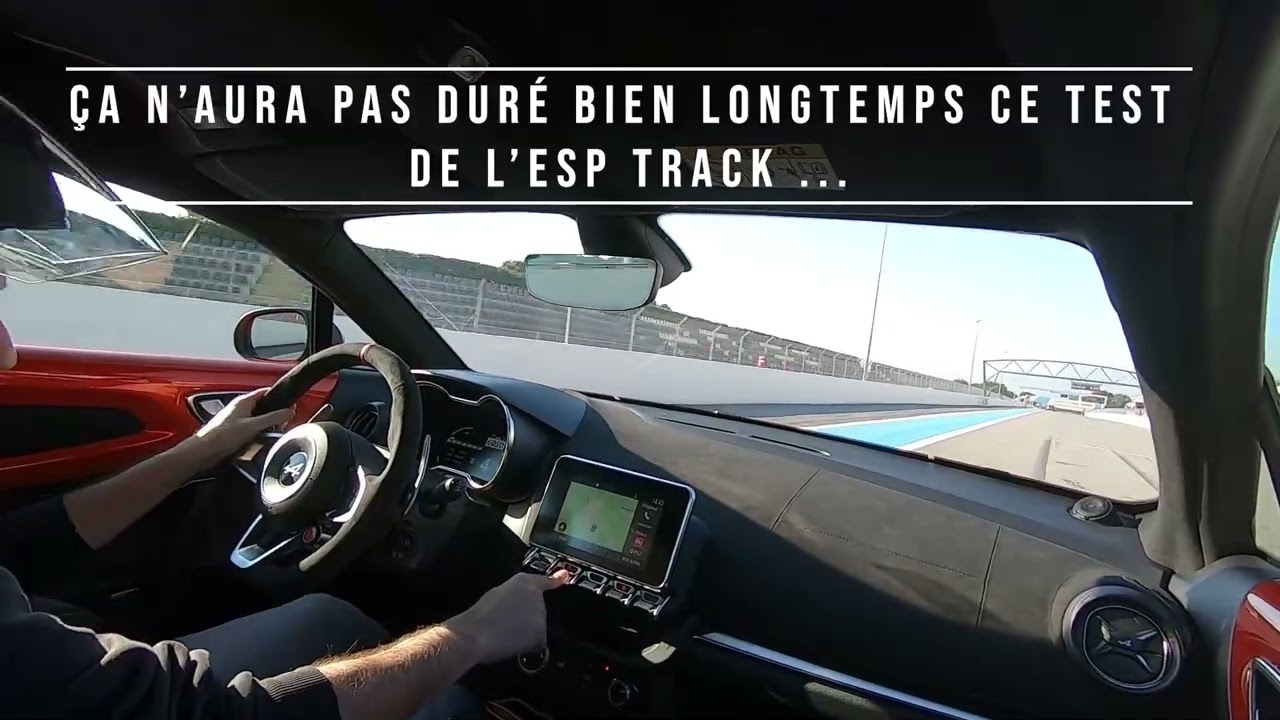 Alpine A110 S 2022 : essai ESP Track (mais pas longtemps)