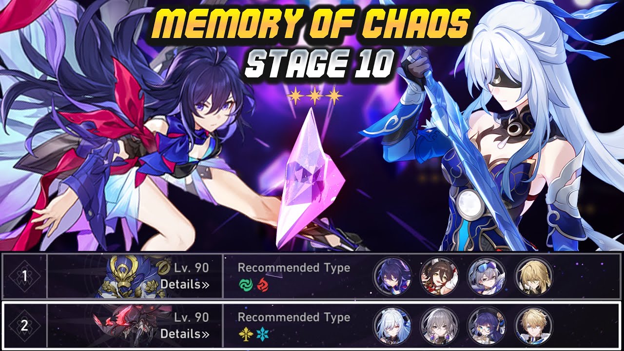 Seele E3 Hypercarry & Jingliu E0 Hypercarry Memory of Chaos 10 | Honkai Star Rail v1.4