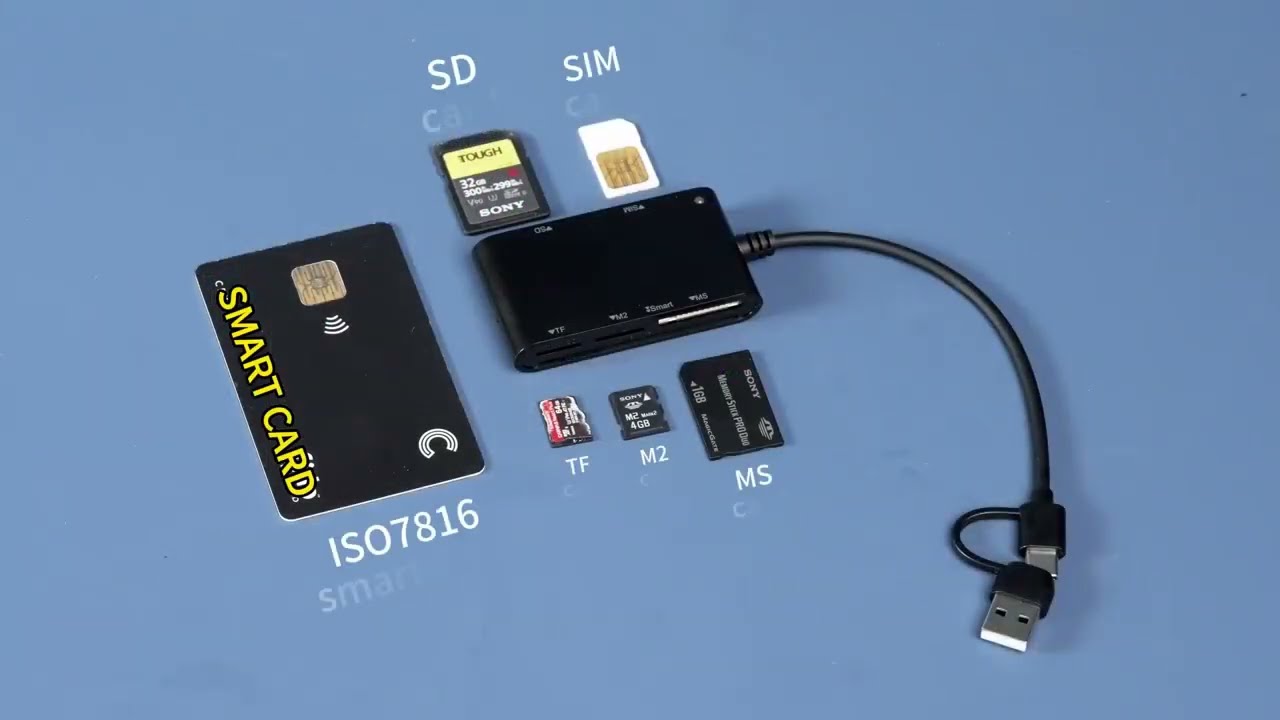 Rocketek CR375B Multi smart card reader