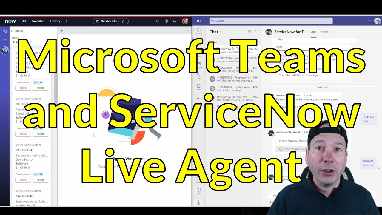 Microsoft Teams and ServiceNow Live Agent