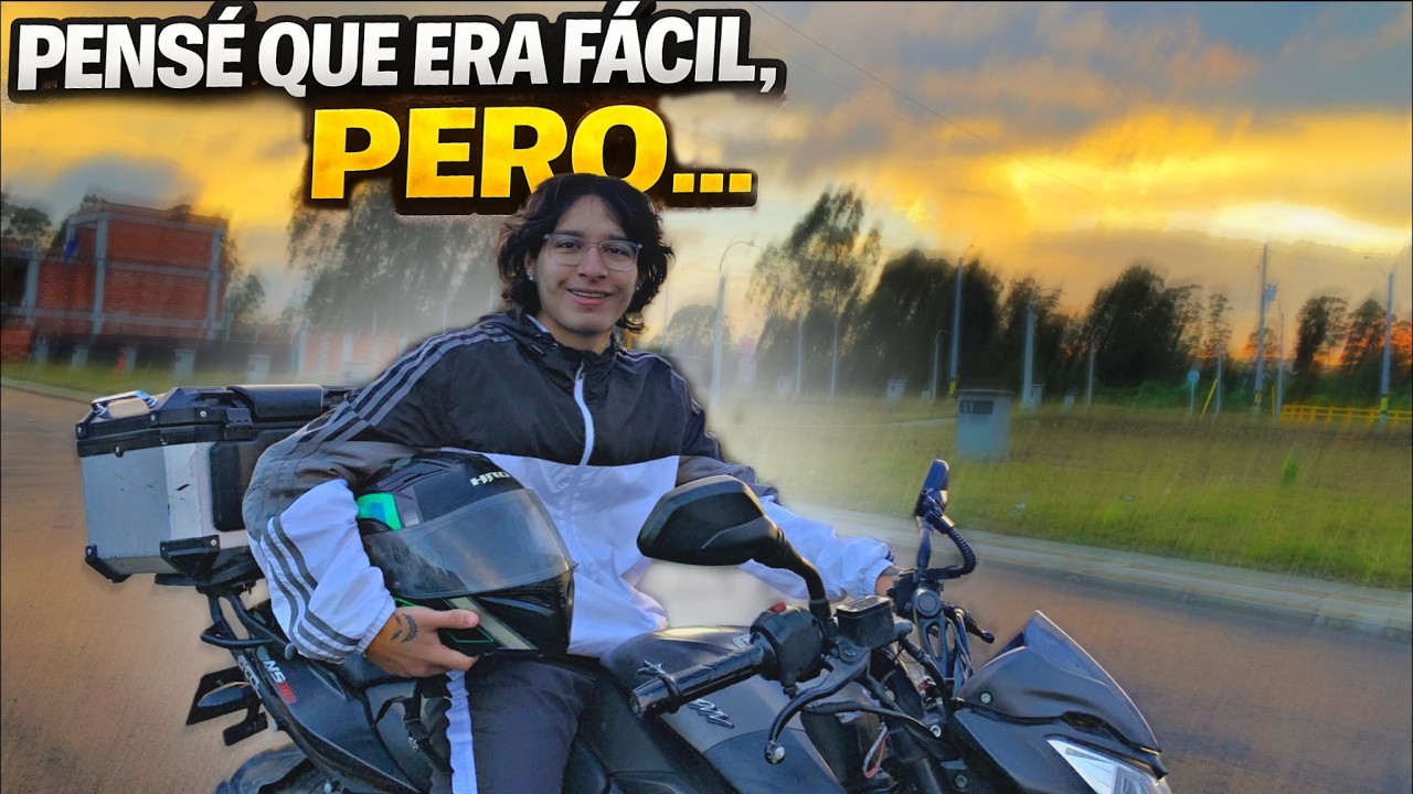 ¿Qué tan difícil es manejar moto? Lo intenté | Gutisflai