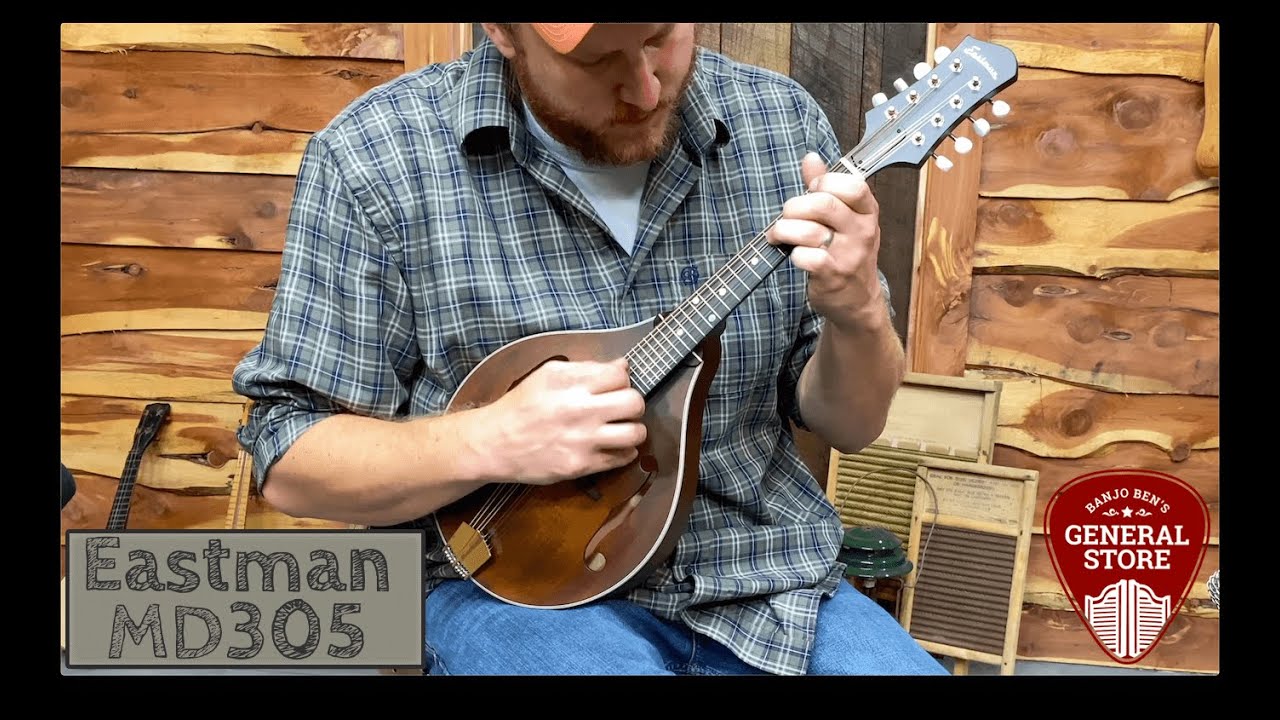 Обзор и демонстрация мандолины Eastman MD305 A-Style!
