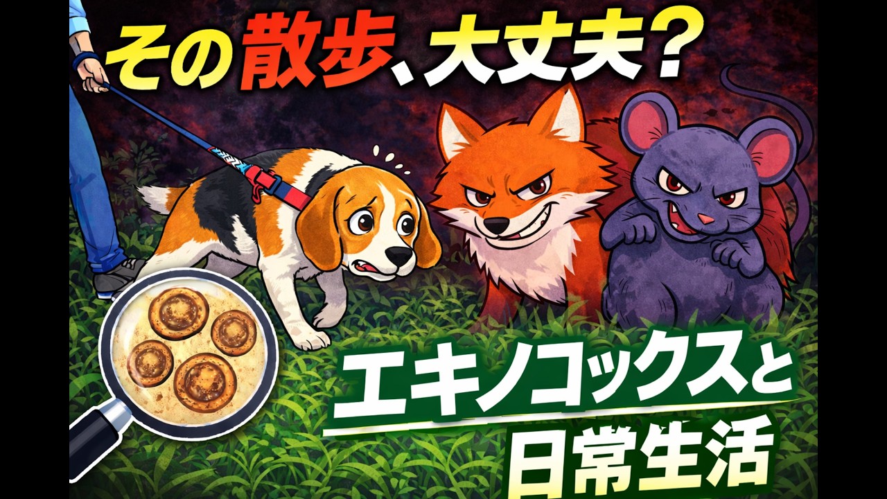 その散歩、大丈夫？　エキノコックスと日常生活