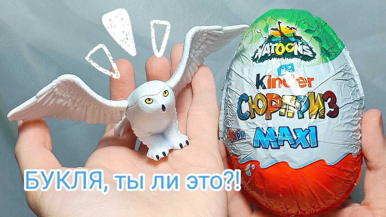 🐋Kinder СЮРПРИЗ MAXI🦒 Распаковываем яйца с новой серией NATOONS 2023-2024г.❗