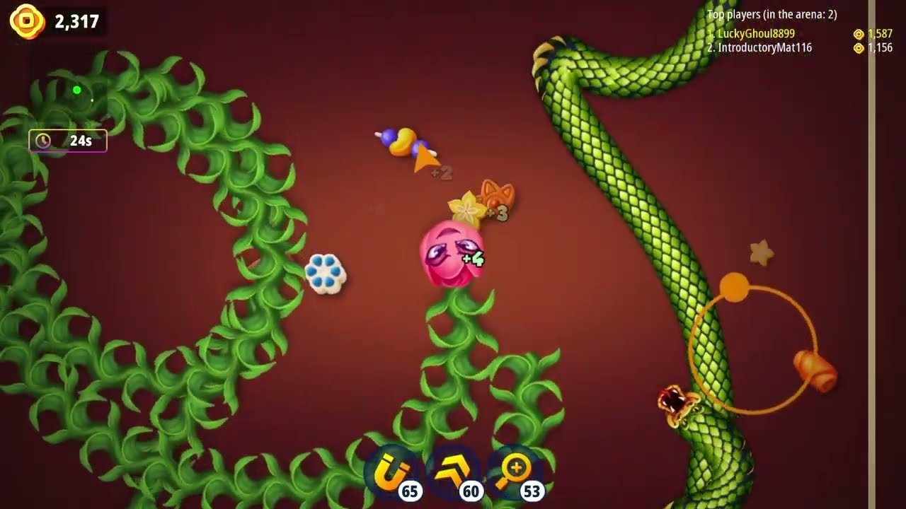Worms Zone game Episode 2 #wormszone 
