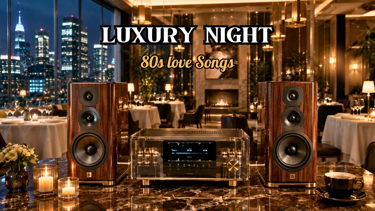 Vintage 80s Luxury Night &mdash; Elegant Dining Mood &bull; Romantic Love Songs